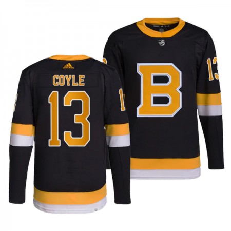 Boston Bruins Dresy Charlie Coyle 13 Adidas Černá Třetí Authentic - Pánské